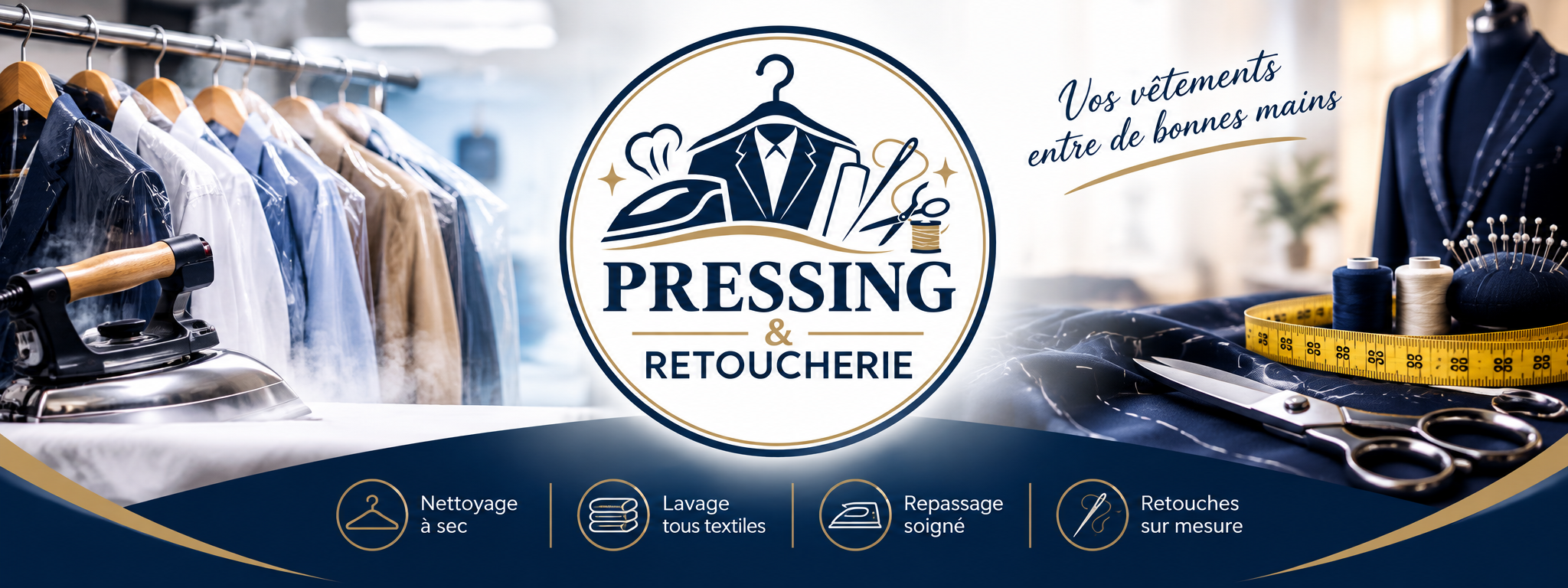 Pressing & Retoucherie — Vos vêtements entre de bonnes mains