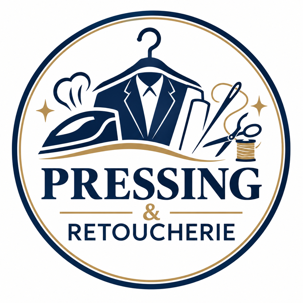 Logo Pressing & Retoucherie